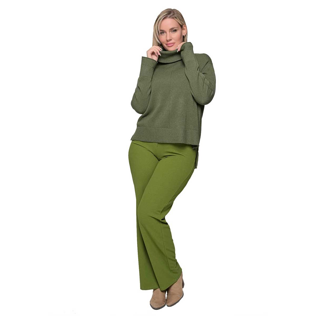 Gomore Παντελόνα Lemon Γυναικεία Mε Λάστιχο Κρεπ Κλασική Ελαστική All Day - GM-34822-LM