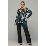 Gomore Παντελόνι Μαύρο Γυναικείο Saten Στενή Φόρμα Κλασικό All Day - GM-43505-BC - Image 5