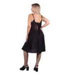 Platinum Φόρεμα Μαύρο Κοντό Τιραντέ Εξώπλατο Klos Girly ''Tσιγγάνικο'' All Day - 72125-BC - Image 2