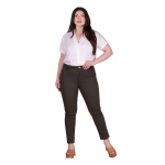 Gomore Γυναικείο Χακί Παντελόνι Jean Ελαστικό Στενό Casual All Day - FS13535-G - Image 2
