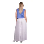 Platinum Τοπ - Ζακετάκι Μπλε Γυναικείο Αμάνικο Casual All Day Free Size - 226112-BL - Image 3
