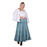 Platinum Φούστα Πετρολ Γυναικεία Maxi Ρομαντική Klos All Day Free Size - 62102-PR