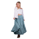 Platinum Φούστα Πετρολ Γυναικεία Maxi Ρομαντική Klos All Day Free Size - 62102-PR - Image 3